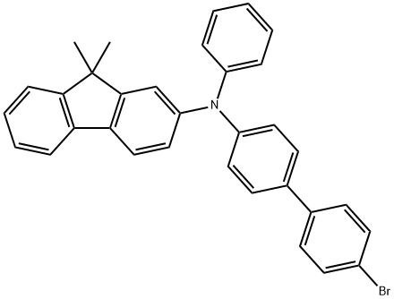 N-(4-bromo-[1,1'-biphenyl]-4-yl)-9,9-dimethyl-N-phenyl-9H-fluoen-2-amine