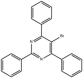 5-溴-2,4,6-三苯基嘧啶 结构式