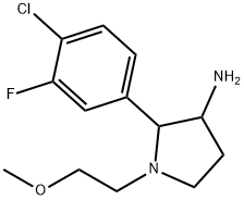 1461706-13-7 2-(4-chloro-3-fluorophenyl)-1-(2-methoxyethyl)pyrrolidin-3-amine