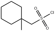 Cyclohexanemethanesulfonyl chloride, 1-methyl- Structure