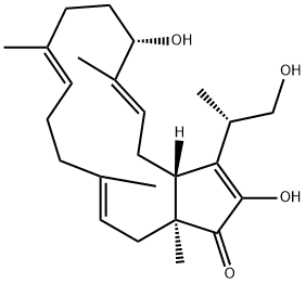 テルペスタシン 化学構造式