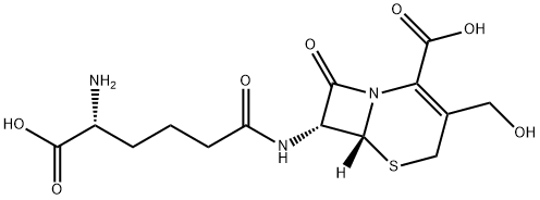 脱乙酰头孢菌素C 结构式