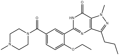 Desmethyl Fondenafil Struktur
