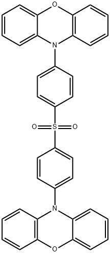 10,10'-(4,4'-sulfonylbis(4,1-phenylene))bis(10H -phenoxazine) Structure