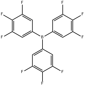 三(3,4,5-三氟苯基)硼烷, 148892-97-1, 结构式