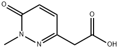 2-(1-甲基-6-氧代-1,6-二氢哒嗪-3-基)乙酸 结构式