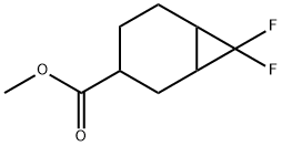 Bicyclo[4.1.0]heptane-3-carboxylic acid, 7,7-difluoro-, methyl ester, 1494594-75-0, 结构式