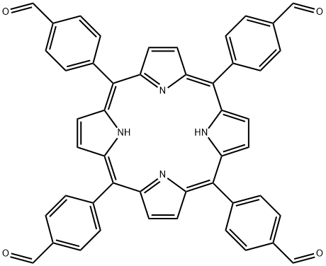 Benzaldehyde, 4,4',4'',4'''-(21H,23H-porphine-5,10,15,20-tetrayl)tetrakis- Structure