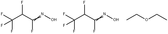 Propionyl fluoride, 2,3,3,3-tetrafluoro-, oxime, compd. with ethyl ether (2:1) (6CI,8CI),1510-84-5,结构式