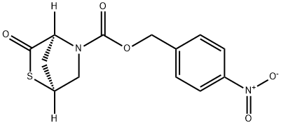 2-Thia-5-azabicyclo[2.2.1]heptane-5-carboxylic acid, 3-oxo-, (4-nitrophenyl)methyl ester, (1S,4S)- Structure
