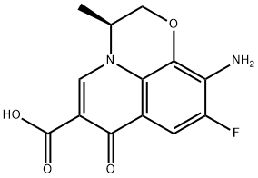 7H-Pyrido[1,2,3-de]-1,4-benzoxazine-6-carboxylic acid, 10-amino-9-fluoro-2,3-dihydro-3-methyl-7-oxo-, (S)- (9CI) Structure