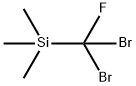 (二溴氟甲基)三甲基硅烷 结构式