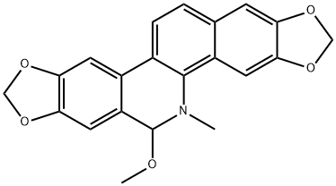 6-甲氧基二氢血根碱,151890-26-5,结构式