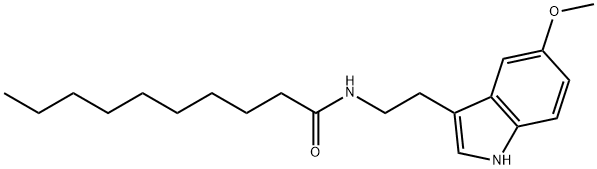 N-<2-(5-methoxy-1H-indol-3-yl)ethyl>decanamide,151922-14-4,结构式