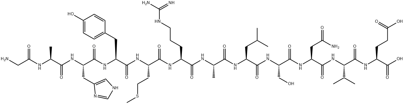 GLYCOPROTEIN IIB FRAGMENT (656-667) Struktur