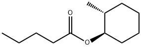 rel-吉草酸(1S*)-2β*-メチルシクロヘキサン-1α*-イル 化学構造式