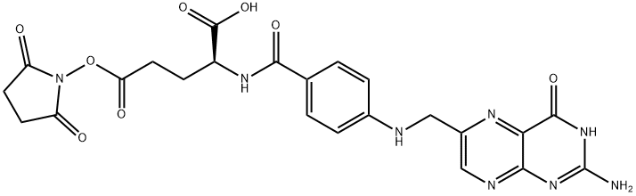 葉酸NHSエステル (〜90% ) 化学構造式