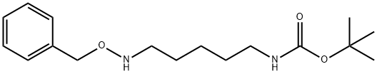 [5-[(Phenylmethoxy)amino]pentyl]-carbamic Acid 1,1-Dimethylethyl Ester Struktur