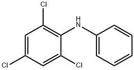 N-苯基-2,4,6-三氯苯胺, 15362-44-4, 结构式