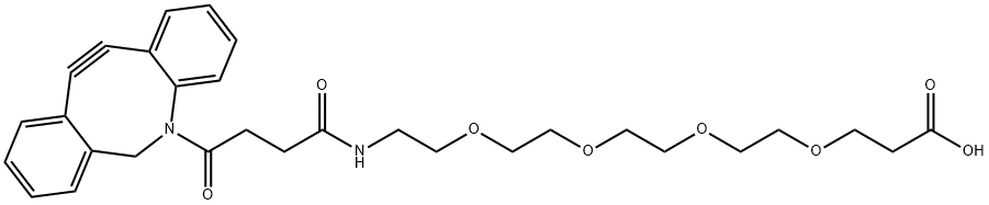 DBCO-PEG4-ACID,1537170-85-6,结构式