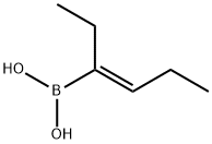 Boronic acid, B-[(1Z)-1-ethyl-1-buten-1-yl]- 结构式