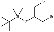Silane, [2-bromo-1-(bromomethyl)ethoxy](1,1-dimethylethyl)dimethyl-,153851-38-8,结构式