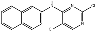 2,5-二氯-N-(萘-2-基)嘧啶-4-胺, 1538540-13-4, 结构式