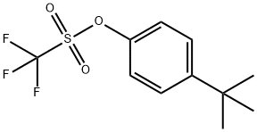 4-叔丁基苯基三氟甲磺酸酯 结构式
