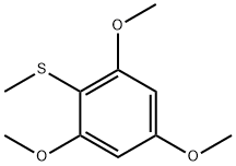 Benzene, 1,3,5-trimethoxy-2-(methylthio)- Struktur