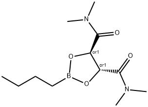 (4R,5R)-2-butyl-4-N,4-N,5-N,5-N-tetramethyl-1,3,2-dioxaborolane-4,5-dicarboxamide Structure