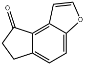 8H-Indeno[5,4-b]furan-8-one, 6,7-dihydro- 化学構造式