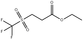 Propanoic acid, 3-[(trifluoromethyl)sulfonyl]-, ethyl ester