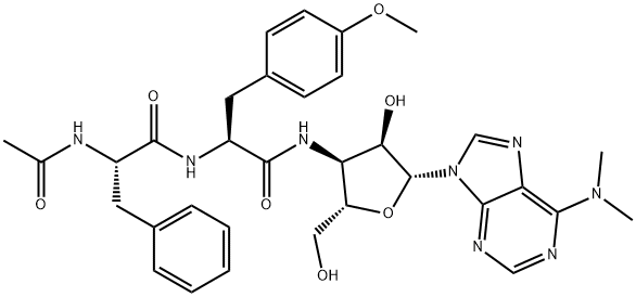 N-acetylphenylalanylpuromycin Struktur