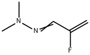 2-Propenal, 2-fluoro-, 2,2-dimethylhydrazone 结构式