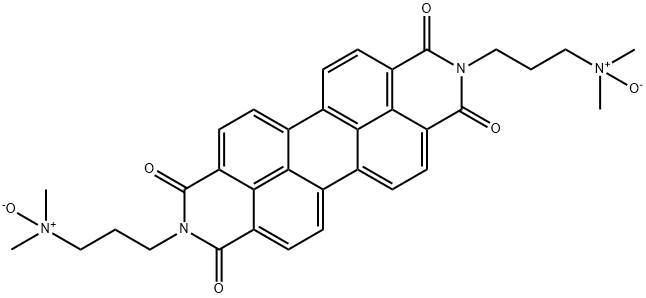 3,3'-(1,3,8,10-Tetraoxoanthra[2,1,9-def:6,5,10-d'e'f']diisoquinoline-2,9(1H,3H,8H,10H)-diyl)bis(N,N-dimethylpropan-1-amine oxide)|3,3'-(1,3,8,10-四蒽酮并[2,1,9-DEF:6,5,10-D'E'F']二异喹啉-2,9(1H,3H,8H,10H)-二基)双(N,N-二甲基丙烷-1-氧化胺)