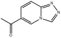 1-{[1,2,4]triazolo[4,3-a]pyridin-6-yl}ethan-1-one 化学構造式