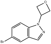 1H-Indazole, 5-bromo-1-(3-oxetanyl)- 结构式