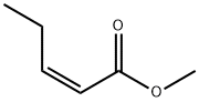 2-Pentenoic acid, methyl ester, (2Z)- Structure