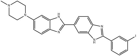 iodoHoechst 33258, 158013-42-4, 结构式