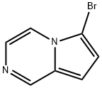 Pyrrolo[1,2-a]pyrazine, 6-bromo-,158945-74-5,结构式