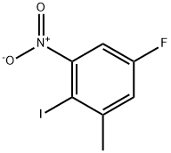 Benzene, 5-fluoro-2-iodo-1-methyl-3-nitro- 结构式