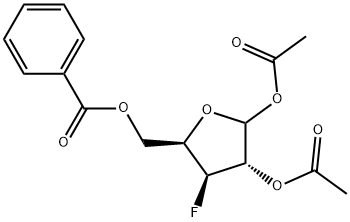 1,2-Di-O-acetyl-5-O-benzoyl-3-deoxy-3-fluoro-D-xylofuranose|1,2-DI-O-ACETYL-5-O-BENZOYL-3-DEOXY-3-FLUORO-D-XYLOFURANOSE