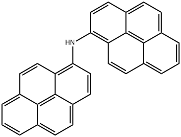 二-(1-芘基)胺 结构式