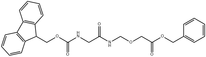 7,10-Dioxa-2,5-diazaundecanoic acid, 4,9-dioxo-11-phenyl-, 9H-fluoren-9-ylmethyl ester Structure