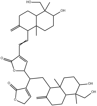 双穿心莲内酯 C 结构式