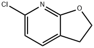 Furo[2,3-b]pyridine, 6-chloro-2,3-dihydro- Structure