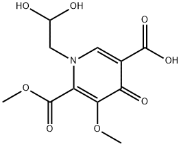 2,5-Pyridinedicarboxylic acid, 1-(2,2-dihydroxyethyl)-1,4-dihydro-3-methoxy-4-oxo-, 2-methyl ester