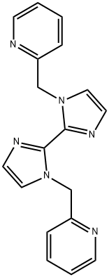 1,1'-BIS(PYRIDIN-2-YLMETHYL)-2,2'-BISIMIDAZOLE,1616685-69-8,结构式