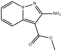 2-氨基H-吡唑并[1,5-A]吡啶-3-羧酸甲酯盐酸盐,1620075-73-1,结构式