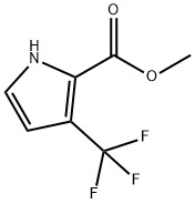 1H-Pyrrole-2-carboxylic acid, 3-(trifluoromethyl)-, methyl ester,1628642-61-4,结构式